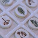 Gra Kółko i Krzyżyk - Krwawnik - ceramiczna dekoracja 15x15 cm