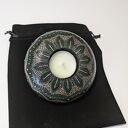 Świecznik tealight Mandala 3D - dekoracja dotting, ręczne wykonanie