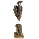 Rzeźba dekoracja ze starego drewna abstrakcja postać figurka /5/