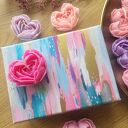 Zestaw upominkowy świec sojowych handmade na Dzień Matki