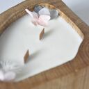 Świeca sojowa zapachowa - w drewnie dębu /matcha&bergamotka/