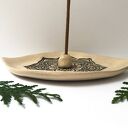 Talerzyk na kadzidełko z ceramiczną mandalą