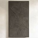 Płaskorzeźba ścienna RAL 7006 80x160 cm - obraz strukturalny bez ramy