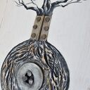 Drzewo nadziei IV obraz malowany na desce