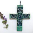 Krzyżyk ceramiczny etno