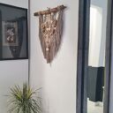 Makrama z juty Bajmmag - ręcznie robiona zawieszka do wnętrz boho