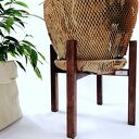 Kwietnik, stojak na kwiaty dąb brąz - do donic max 35 cm / h30