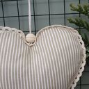 Duże serce zawieszka z haftem