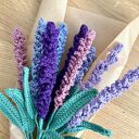 Bukiet lawendy szydełkowej 10 gałązek • Rustykalne