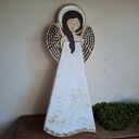 Ręcznie lepiony anioł ceramiczny Pula do zawieszenia