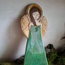 Anioł ceramiczny - Pula Zelena
