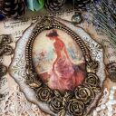 Dekoracyjny medalion w stylu prowansalskim