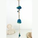 Ceramiczny łapacz wiatru - ozdoba do salonu lub ogrodu