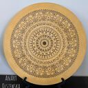 Mandala koło - ręcznie malowany obraz akrylowy 40 cm