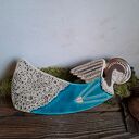 Anioł ceramiczny - Skarda turkus