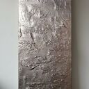 Obrazy do salonu - reliefy ścienne na płótnie wielkoformatowym 80x160 cm