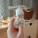 Szydełkowe aniołki na choinkę