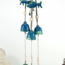 Boho łapacz snów z kotkiem - ceramiczna dekoracja