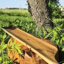Półmisek z drewna orzecha włoskiego - ręcznie robiony
