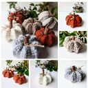 Dynia fantazyjna szydełkowa - jesienna dekoracja handmade z cynamonowym ogonkiem