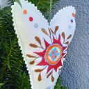 Zawieszka ozdobna z haftem