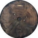 Okrągła dekoracja obraz abstrakcyjny ręcznie malowany technika mieszana /1/