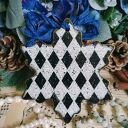 Ręcznie wykonana zawieszka dekoracyjna vintage w stylu shabby chic