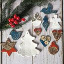 Duży box ozdób świątecznych 11 szt