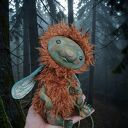 Chochlik Miodojadek e-piet. Artystyczna lalka kolekcjonerska