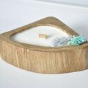 Świeca sojowa zapachowa - w drewnie dębu /truskawka/