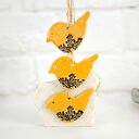 Wiosenna dekoracja do domu - ceramiczne sikorki