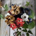 Bukiet kwiatów ceramicznych 14 szt