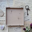 Obrazek Pełen Miłości z sentencją i haczykami 20x20 cm