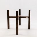 Kwietnik, stojak na kwiaty dąb brąz - do donic max 30 cm /h30