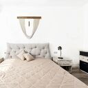 Makrama dekoracja ścienna ze starym drewnem dekoracja japandi wabi-sabi /4/