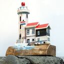 Latarnia Morska w Marken - dekoracja z drewna