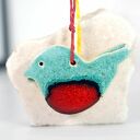 Ceramiczne ptaszki - czerwone brzuszki