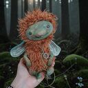 Chochlik Miodojadek e-piet. Artystyczna lalka kolekcjonerska