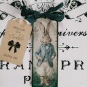 Dekoracyjna zawieszka z zajączkiem decoupage shabby chic vintage