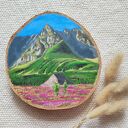 Podkładka pod kubek i mini-obrazek Tatry 2 - Hala Gąsienicowa