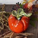 Ceramiczna dynia Badura - ręcznie lepiona dekoracja na jesień i Halloween