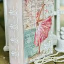 Kufer książka z motywem baletu, prezent, na biżuterię, na drobiazgi