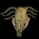 Rzeźba ceramiczna "Golden Octopus"