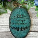 Dekoracyjny medalion z zającem