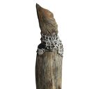 Rzeźba dekoracja ze starego drewna abstrakcja postać figurka /4/