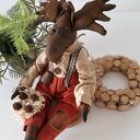 Łoś siedzący handmade - wyjątkowa dekoracja domu