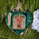KRAKÓW zawieszka ceramiczna - duże serce