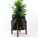 Kwietnik, stojak na kwiaty dąb brąz - do donic max 30 cm /h30