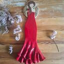 Anioł ceramiczny - Flamenco