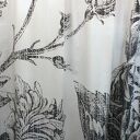 Zasłony artystyczne 2 szt. nature - kwiatowe boho